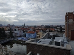 Výhled na Pardubice ze střechy Sila.