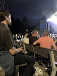Luboš Zajíc na rockovém festivalu v Orlové
