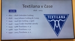 Textilana v čase - program exkurze v bodech, logo Textilany Textilana v čase - program exkurze v bodech, logo Textilany