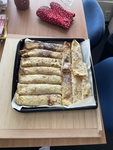 Zapečené palačinky se špenátem Zapečené palačinky se špenátem