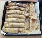 Zapečené palačinky na plechu