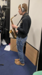 Jakub Blažek hraje na saxofon