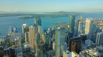 pohled na Auckland ze Sky Tower
