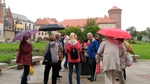 Část naší skupiny před hradem Wawel