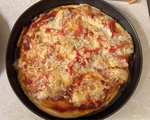 Hotová tvarůžková pizza Hotová tvarůžková pizza