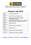 Program odbočky Benešov 2022-09