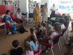 Povídání s dětmi ve vsetínské knihovně