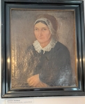 Portrét A. Brožkové - manželky majitele Běliště Portrét A. Brožkové - manželky majitele Běliště