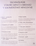 popis technologie výroby mincí