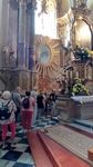 Interiér poutního kostela Panny Marie Sedmibolestné