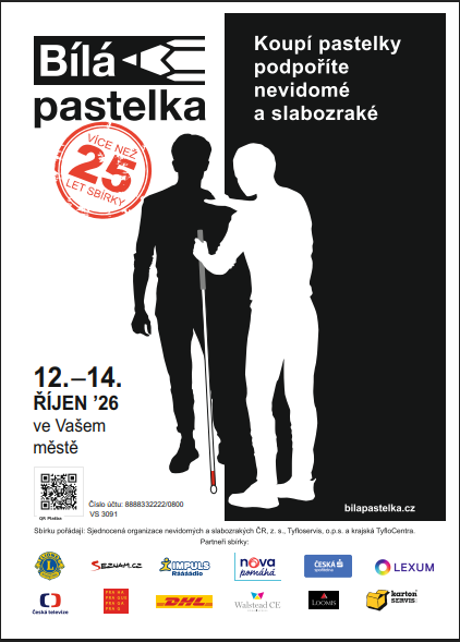 Bílá pastelka